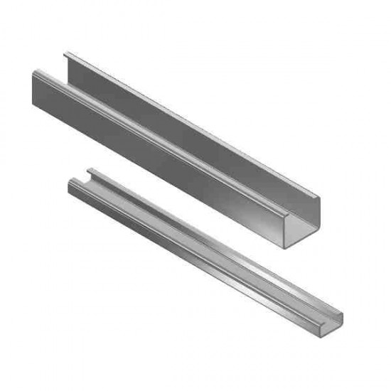 Метален профил C5, INOX, 12х28 /L=2000/ (6011190005)