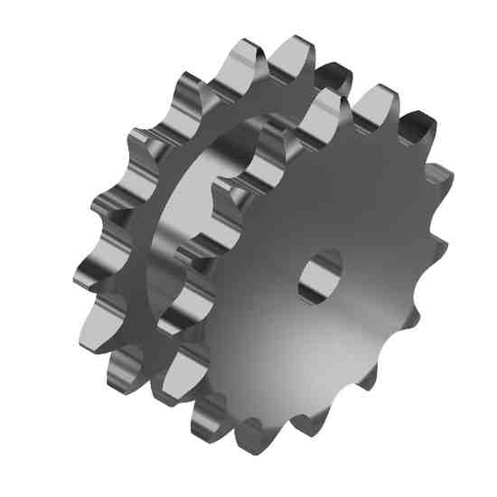 Верижно зъбно колело 5/8" z=23 S+S за 2 вериги 10B-1 (204350023)