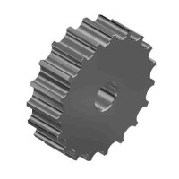 Колело метално за верига 815-915 Z=27 пилотен отвор D=20 (351420027)
