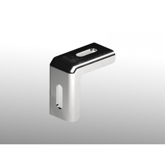 Конзола 90°, 70mm X 70mm, с шлицови отвори 10.5mm, SS (387/84128) Конзола 90°, 70mm X 70mm, с шлицови отвори 10.5mm, SS (387/84128)