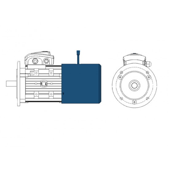 Мотор-спирачка 4.0 kW 1400 rpm Pam112 B5 230/400, IE2 (ATDC112M-4B5) Мотор-спирачка 4.0 kW 1400 rpm Pam112 B5 230/400, IE2 (ATDC112M-4B5)