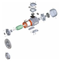 Капак пластмасов за мотор Pam100 (3PNFCVP100)